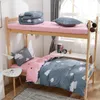 Zestawy pościelowe Anime Bed Lniane Nordic Okładki 240 x 220 Set Set Size King Size Bedspread Duvet Cover dla domu