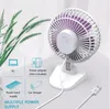 2022 Home Decor USB Desk Klein maar machtige stille draagbare ventilator voor desktop office tabel 40 ° aanpassing Betere koelwit