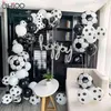 78 шт. / Установить Helium Folog Latex Globos Kids Boy Football Balloons Гирленд Arch Kit День Рождения Украшения Футбол Партии 210719