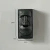 MGT Easter Island Tissue Storage Box Creative Head Facial Tissue Box Holder Dispenser Face Retro Home Finishing Box251j