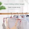 Hangers & Racks Nordic Plastic Retractable Hanger Home Travel Portable Foldable Multifunctional Clothes Support Non-slip Seamless