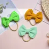 20-kleuren kinderen dubbellaags strik nylon hoofdband kleine haaraccessoires baby foto hoofddeksels