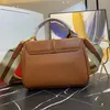 Sacs à main de créateur sacs à bandoulière de luxe pour femmes, sac diagonal de qualité originale, serrure rotative en laiton 23cm