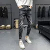 Heren jeans 2021 herfst sociale kerel Koreaanse stijl slim fit stretch skinny plus size casual mode mannen 5119 P65