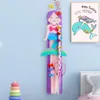 Cintura portaoggetti con fiocchi a sirena Clip per fascia di alta qualità Barrette Hanging Organizer Strip Holder Accessori per capelli per bambini