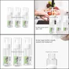 Storage Housekee Organization Home Gardenstorage Bottles & Jars 3Pcs Leakproof Refillable Bathroom Cosmetic Container Essential Oil Shampoo