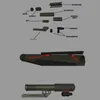 M200 Paper Toy Gun Model Scale 1:1 3D DIY Kits Sniper Rifle Military Blaster Puzzle For Kids Adults Cosplay Props Outdoor Games