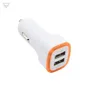 Chargeur de voiture LED double chargeurs de voiture USB adaptateur d'alimentation portable de véhicule 5V 1A