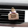 Interiördekorationer Bling Parfymflaska Bil Luftventil Clip Freshener In Auto Decor Aroma Diffuser Ornament Tillbehör Flickor Present