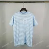 21SS Men Imprimé T-shirts Polos Designer Jacquard Weave Letters Paris Vêtements à manches courtes Mente à manches