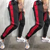 Erkekler Pantolon Uzun Erkek Spor Salonu Sweatpants İnce Fit Trailsuit Pantolon Mektup Baskı Gündelik Ayak Bileği Uzunluğu Drak22