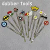 100 шт. Курение воск Dabbers dabbingtool с модами значки 120 мм металлический таббер Инструменты стеклянные Установки DAB сухой инструмент Herb DHL бесплатно