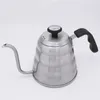1.2Lのステンレス鋼の注いでコーヒーモカポットエスプレッソ茶グースネックポット温度計のコーヒーアクセサリーBarista Tools 210408