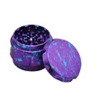 4 Layers Herb Grinder Smoking Accessories Drum Aerometal 63mm Tobacco Grinders With CNC Diamond OEM LOGO