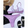 Женский купальник толчок купальники женские сексуальные бикини набор микробикини фиолетовый плавание бразильский бикини купальный костюм плавать x0522