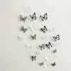 Wall Stickers 2021 18Pcs 3D Black And White Butterfly Sticker Art Decal Home Decoration Room Decor Drop EST