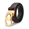 Nouveau créateur de mode pour hommes Business Luxury Bourcle lisse Boucle authentique ceintures en cuir pour hommes Belt74689293098221