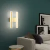 Lâmpada de parede moderna 48W 3 cores Acrílico Sconce luzes para quarto de cabeceira sala de estar balcando