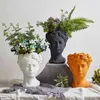 Vasi di fiori greci Dea vaso vaso per la decorazione Testa di vaso Ornamento home decor s 211215