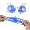 Toy Creative Fancy TPR Squeeze vent ball big eye crab pinch music stress relief7543958