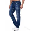 Jeans droits Hommes Taille Haute Jean Printemps Été Boyfriend Jeans Streetwear Skinny Cacual Designer Long Denim Pantalon Pantalon 211008