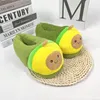 Kapcie Owoce Avocado Plush Animals Kryty Buty Podłogowe Duże Dzieci Dziewczyny Masztowane Anti-Slip Dot Sole Lovers 'Funny