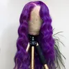 Women's wig Purple Lace Front Wigs for Heat Resistant Glueless