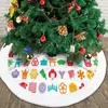 Christmas Decorations Tree Skirt Japanese Happy Year 30" 36" 48" Xmas Party Holiday Decoration