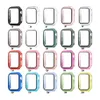 PC Gehard Glass Watchs Case voor Apple Horloge 38mm 42mm 40mm 44mm Full Screen Protector Cover 20 kleuren met opp verpakking tas