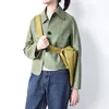 Jaqueta de couro feminino Genuíno Mulheres Primavera Spring Sheepskin Coat Feminino Coreano Roupe