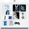 ROLECOS Genshin Impacto Eula Cosplay Disfraz Juego Genshin Impacto Cosplay Eula Disfraz Halloween Sexy Mujer Traje Mono Y0903