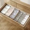 Tiroirs de rangement 5 grilles boîtes multi-tailles soutien-gorge foulards chaussettes sous-vêtements organiser maison boîte Non-tissé placard tiroir organisateur