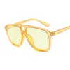Sonnenbrille Vintage Übergroße Quadratische Frauen Marke Designer Retro Sonnenbrille Rechteck Sonnenbrille Weibliche Süßigkeiten Farbe Eyewears