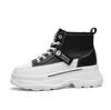 Botlar Kadın Ayakkabı Tasarımcısı Lüks Topuklar Kış Boot Kadın Martin Ayakkabı Giden Topuk Deri Kadın Şövalye İş Güvenliği Motosiklet Yağmuru 35-40