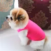 Zomer Effen Kleur Hondenkleding Vest voor Kleine Honden Comfortabel Hond T-shirt Mouwloos Cool Kat Huisdier Kostuum Hond Accessoires