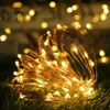 Noel Süslemeleri LED Güneş Işık Su Geçirmez Peri Garland Işıkları Dize Açık Tatil Parti Düğün Lambası Dekor Yıldız