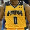 Maillots de basket-ball personnalisés Kennesaw State Owls Tyler Hooker Terrell Burden Bryson Lockley Ugo Obineke Jamie Harris Danny Lewis