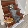 Tapis 60x90cm / 70x120cm Creative Tom Cat Tapis Cartoon Stair Tapis Funny Anime 3D Chambre à coucher Imprimée Tapis de plancher Décor à la maison