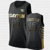 Dayton Flyers NCAA Black Golden Edition Jersey 0 Rodney Chatman 1 OBI Toppin Watson Landers Crutcher Antetokounmpo Tshimanga Mikesell Cohill Johill