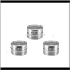 Herb Kitchen Kitchen, Dining Bar Home Garden Drop Delivery 2021 Magnetic Jar Set med klistermärken Rostfritt stål TINS ​​Spice Storage Container