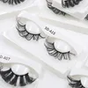 15 stili 5D Visone 25mm Fluffy Dramatic Fluffly Lashes Makeup Visone wisy Natural Long False Eyelash Ciglia finte spesse 30 paia