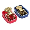 Interior Decorations 2x DE Red And Blue Lifting Battery Switch Power-off Protection Pile Head Quick Connector Car Accessories Auto