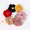 2021 Women Cute Teddy Velvet Scrunchie Elastic Hair Bands Faux Fur Hair Rope Girls Accessories Ponytail Holder