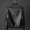 Veste en cuir de haute qualité Bomber Motorcyclette de baseball pour hommes et taille de mode Jacotta décontractée