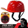 Motorradhelme Retro Reiten Open Face Halbhelm hochwertige Baseballkappe DOT Zertifizierung Chinesischer Stil Vier Seasons Unive2608559