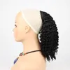 kinky curly drawstring ponytail human hair