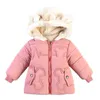 LZH 2021 outono inverno roupas de algodão para crianças engrossar bebê meninas casacos novos outerwear para meninos 2-4 anos jaquetas crianças traje h0909
