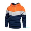 2021 men's designer color matching hoodie fashion trend S-2XL
