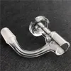 4 mm d'épaisseur en bas Quartz Terp Slurper Banger avec fumer HQ entièrement soudé 20 mm 2 mm haut biseauté 3 mm murs clous sans dôme pour bangs