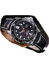 2021 Hoge Kwaliteit Top Brand Fashion Luxe Drie Pin Serie Heren Horloge Effen Kleur Eenvoudige Stijl Wijzerplaat Display Kalender met Lu185x